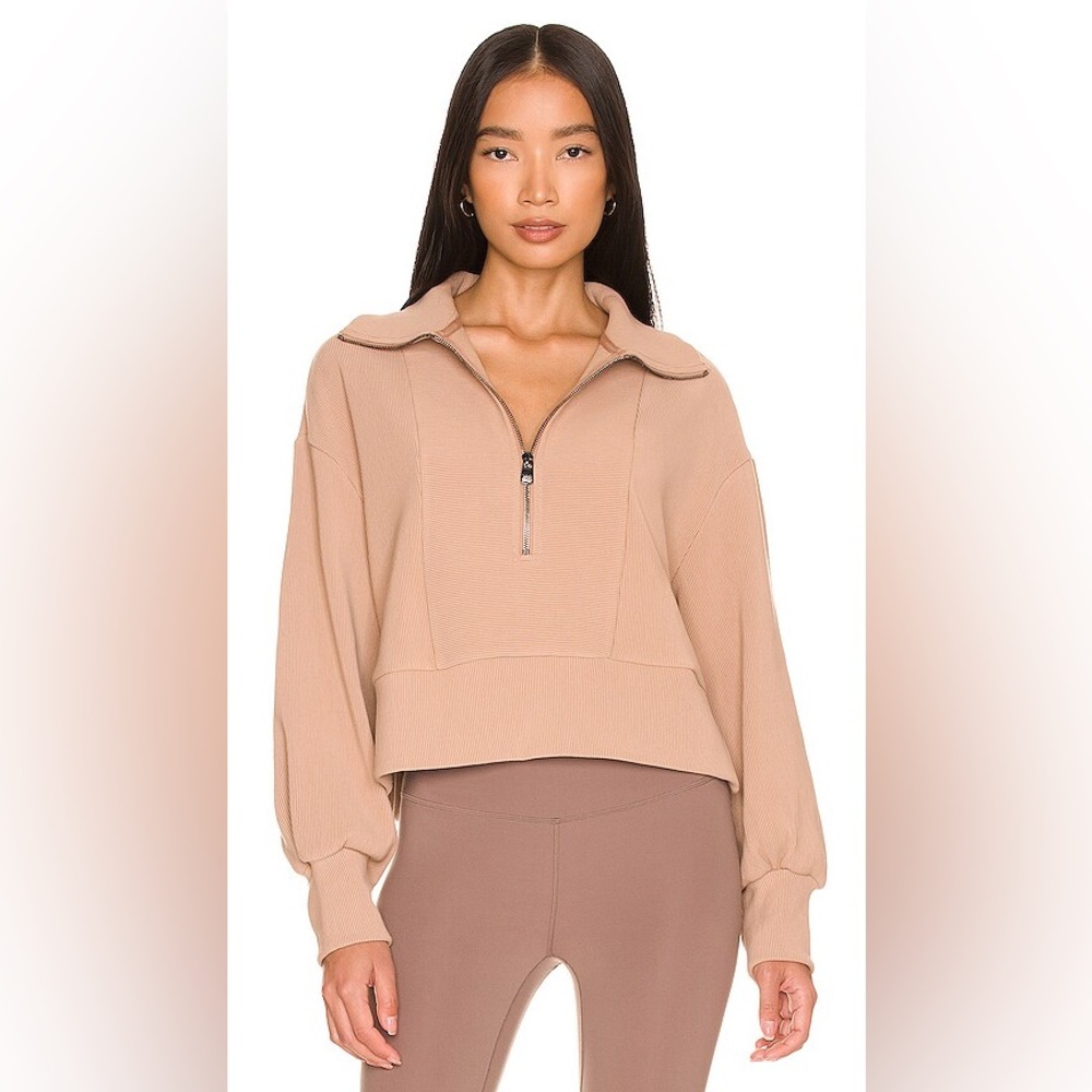 Varley Ramona Half Zip Size MEDIUM tna aritzia wilfred lululemon